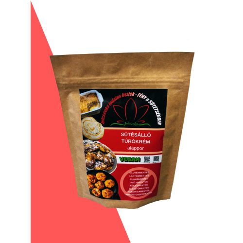 Julcseeka Vegán , Paleo ,Gluténmentes  Sütésálló Túrókrém alappor 80 g 
